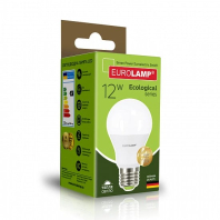 LED Лампа EUROLAMP А60-12W-E27-3000K, Eurolamp, LED-A60-12273(P)