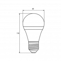 LED Лампа EUROELECTRIC А60-12W-E27-4000K, Euroelectric, LED-A60-12274(EE)