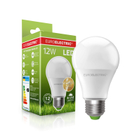 LED Лампа EUROELECTRIC А60-12W-E27-4000K, Euroelectric, LED-A60-12274(EE)