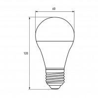 LED Лампа EUROELECTRIC А60-15W-E27-4000K, Euroelectric, LED-A60-15274(EE)