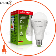 EUROLAMP LED Лампа з акумулятором A70 12W E27 4500K (100)