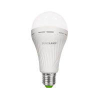 LED Лампа з акумулятором EUROLAMP 18W-E27-4500K, Eurolamp, LED-A90-18274(EM)