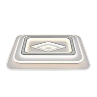 EUROLAMP LED Люстра світлодіодна акрилова квадратна A66 160W 3000-6500K