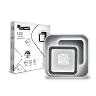 EUROLAMP LED Люстра світлодіодна акрилова квадратна A62 90W 3000-6500K, Eurolamp, LED-ALS-90-A62
