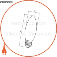 EUROLAMP LED Свічка ArtDeco 4W E27 4000K (100), Eurolamp, LED-CL-04274(deco)