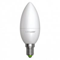 LED Лампа EUROLAMP CL-6W-E14-3000K, Eurolamp, LED-CL-06143(P)