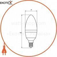 Eurolamp LED-CL-06143(T)dim eurolamp led лампа эко серия "е" dimmable candle 6w e14 3000k (50)