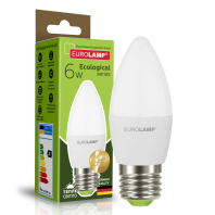 LED Лампа EUROLAMP CL-6W-E27-3000K