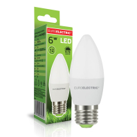 LED Лампа EUROELECTRIC CL-6W-E27-4000K, Euroelectric, LED-CL-06274(EE)