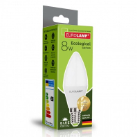 LED Лампа EUROLAMP CL-8W-E14-4000K, Eurolamp, LED-CL-08144(P)