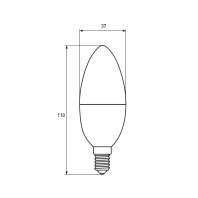 LED Лампа EUROELECTRIC CL-9W-E14-4000K, Euroelectric, LED-CL-09144(EE)