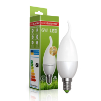LED Лампа EUROELECTRIC CW-6W-E14-4000K