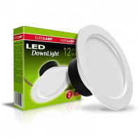 Світлодіодний EUROLAMP LED Світильник круглий DownLight 12W 3000K