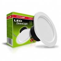 LED Світильник круглий врізний 18W-4000K EUROLAMP