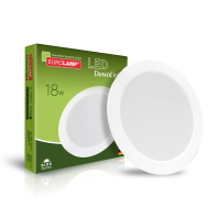EUROLAMP LED Светильник круглый врезной Downlight NEW 18W 4000K (40)