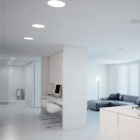 LED Світильник круглий врізний 24W-4000K EUROLAMP, Eurolamp, LED-DLR-24/4(new)