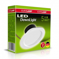 Світлодіодний EUROLAMP LED Світильник круглий DownLight 5W 4000K