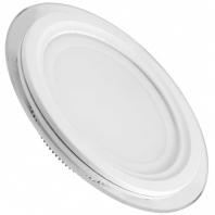 Світлодіодний EUROLAMP LED Світильник круглий DownLight 6W 3000K (скло), Eurolamp, LED-DLR-6/3(glass)