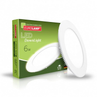 Світлодіодний EUROLAMP LED Світильник круглий DownLight 6W 4000K