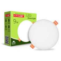 LED Світильник круглий врізний 9W-4000K EUROLAMP