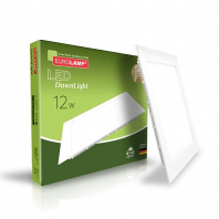 EUROLAMP LED Светильник квадратный Downlight NEW 12W 4000K (30)