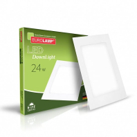 LED Світильник квадратний врізний 24W-4000K EUROLAMP