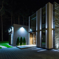 Світлодіодний EUROLAMP LED SMD Прожектор чорний з радіатором 10W 6500K, Eurolamp, LED-FL-10(B)
