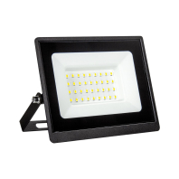 Світлодіодний EUROLAMP LED SMD Прожектор чорний з радіатором 30W 6500K