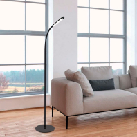 EUROLAMP LED торшер підлоговий N1 7W 5000K dimmable чорний, Eurolamp, LED-FLD1-7W(black)