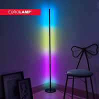 EUROLAMP LED торшер підлоговий N2 25W 3000-6500K RGB з пультом ДК білий, Eurolamp, LED-FLD2-25W(RGB)
