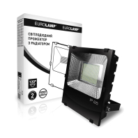 Світлодіодний EUROLAMP LED SMD Прожектор чорний з радіатором 200W 6500K