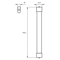 EUROLAMP LED Світильник лінійний IP65 45W 6500K (1.5m), Eurolamp, LED-FX(1.5)-45/65(slim)