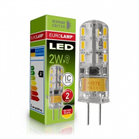 LED Лампа капсульна EUROLAMP силікон G4-2W-4000K-220V