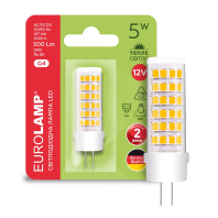 LED Лампа капсульна EUROLAMP G4-5W-3000K-12V
