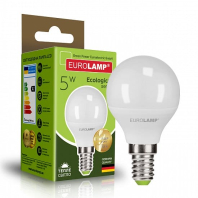 LED Лампа EUROLAMP G45-5W-E14-3000K