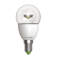 LED Лампа EUROLAMP прозора G45-5W-E14-4000K