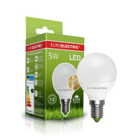 Светодиодная EUROELECTRIC LED Лампа "Шар" ЕКО G45 5W E14 4000