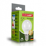 LED Лампа EUROLAMP G45-5W-E14-4000K, Eurolamp, LED-G45-05144(P)