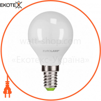 EUROLAMP LED Лампа ЭКО серия "D" G45 5W E14 4000K