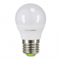 LED Лампа EUROLAMP G45-5W-E27-4000K, Eurolamp, LED-G45-05274(P)