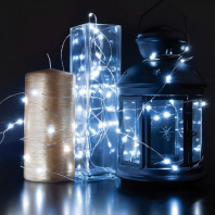 LED Гірлянда лінійна EUROLAMP 10м-6000К (S3), Eurolamp, LED-GL-100/10/60(S3)