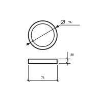 LED Лампа точкова EUROLAMP GX53-12W-4000K, Eurolamp, LED-GX53-1240(N)