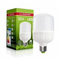 EUROELECTRIC LED Лампа сверхмощная Plastic 30W E27 4000K (40)