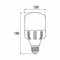 LED Лампа високопотужна EUROELECTRIC 30W-E27-4000K, Euroelectric, LED-HP-30274(P)