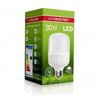 LED Лампа високопотужна EUROELECTRIC 30W-E27-6500K, Euroelectric, LED-HP-30276(P)