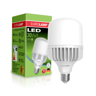 LED Лампа високопотужна EUROLAMP 30W-E27-6500K, Eurolamp, LED-HP-30276