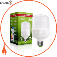 EUROELECTRIC LED Лампа сверхмощная Plastic 50W E40 6500K (20)