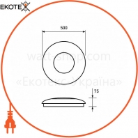 Світлодіодний EUROLAMP LED Світильник SMART LIGHT акриловий круглий A8 110W 3000-6500K, Eurolamp, LED-LR-110-A8
