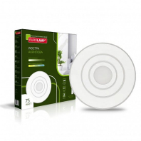 Люстра світлодіодна EUROLAMP LED акрилова кругла T2 75W 3000-6500K біла