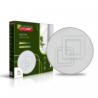 Люстра світлодіодна EUROLAMP LED акрилова кругла T3 75W 3000-6500K біла